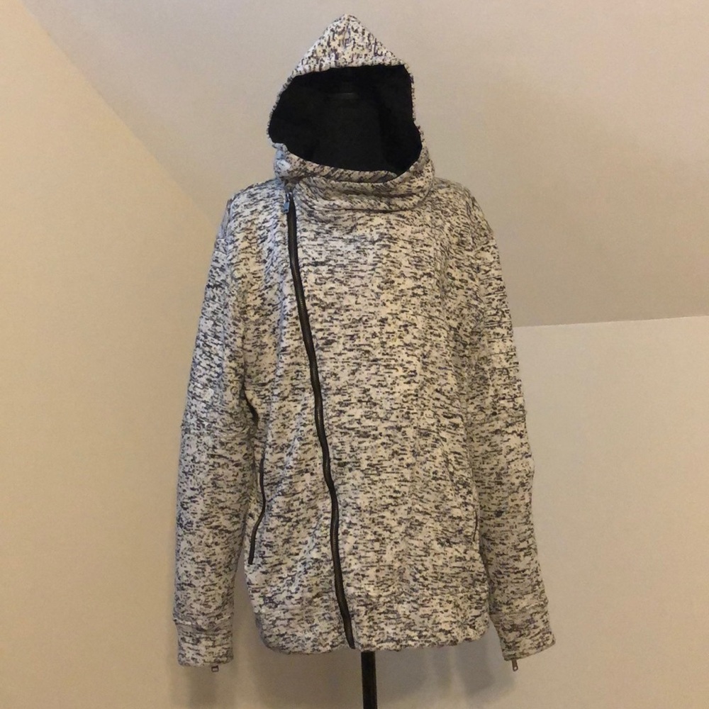 👾Rebel Minds asymmetrical hoodie - Men’s LG #16
